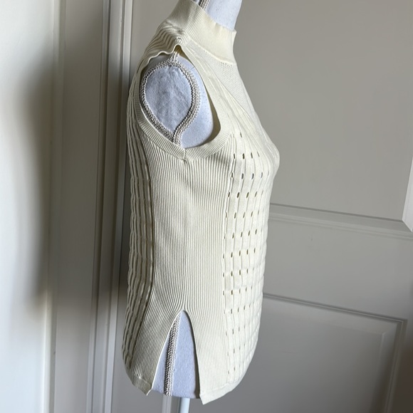 Club Monaco Open Stitch Sleeveless Tunic - Picture 7 of 9